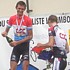 Frank Schleck celebrates his National title 2005